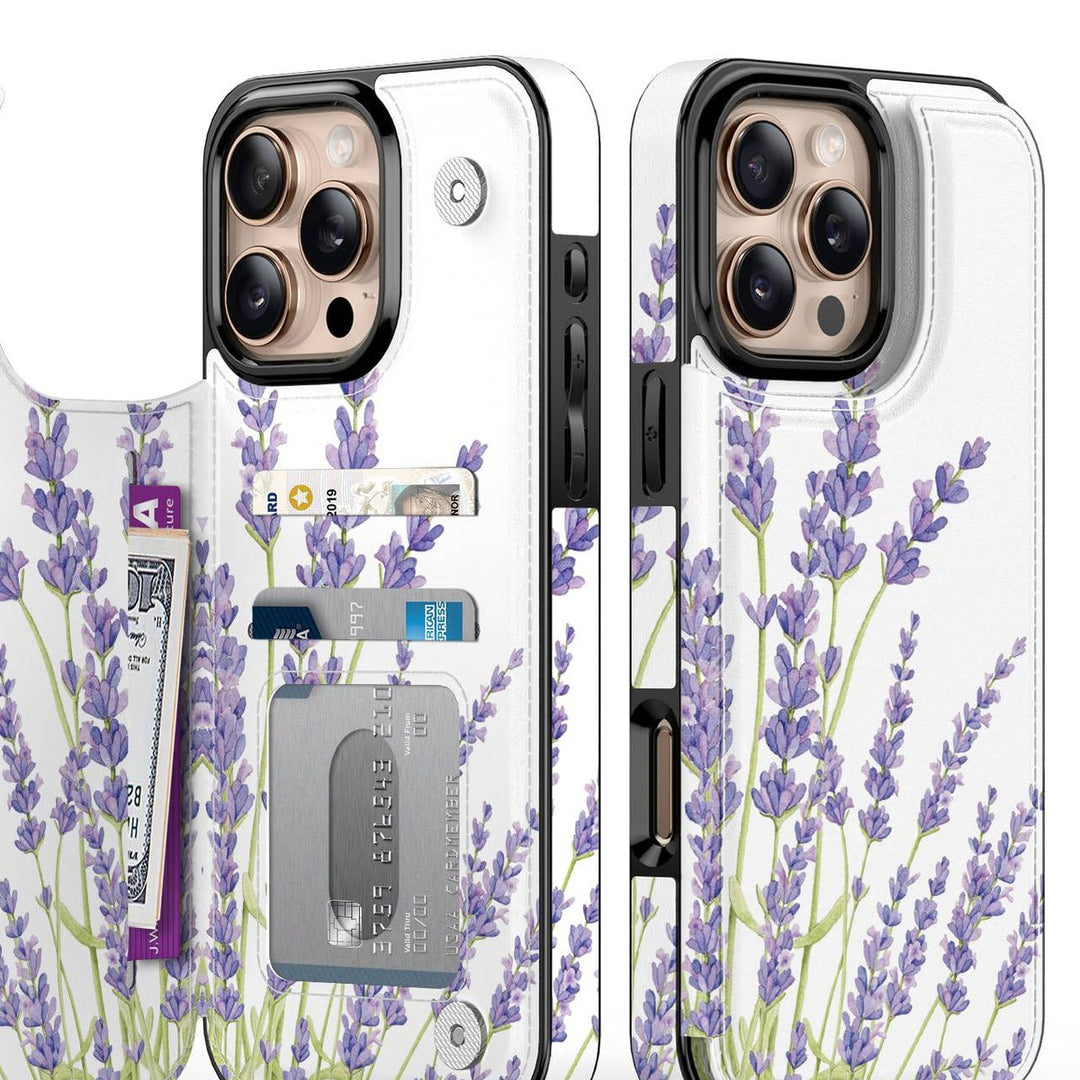 Wildflower Wallet Case for iPhone 16 Pro - DOKUTRONIX