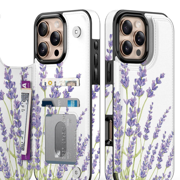 Wildflower Wallet Case for iPhone 16 Pro - DOKUTRONIX