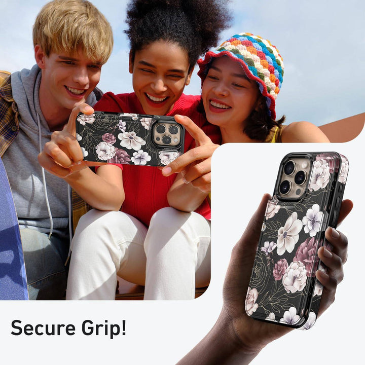 Wildflower Wallet Case for iPhone 16 Pro - DOKUTRONIX