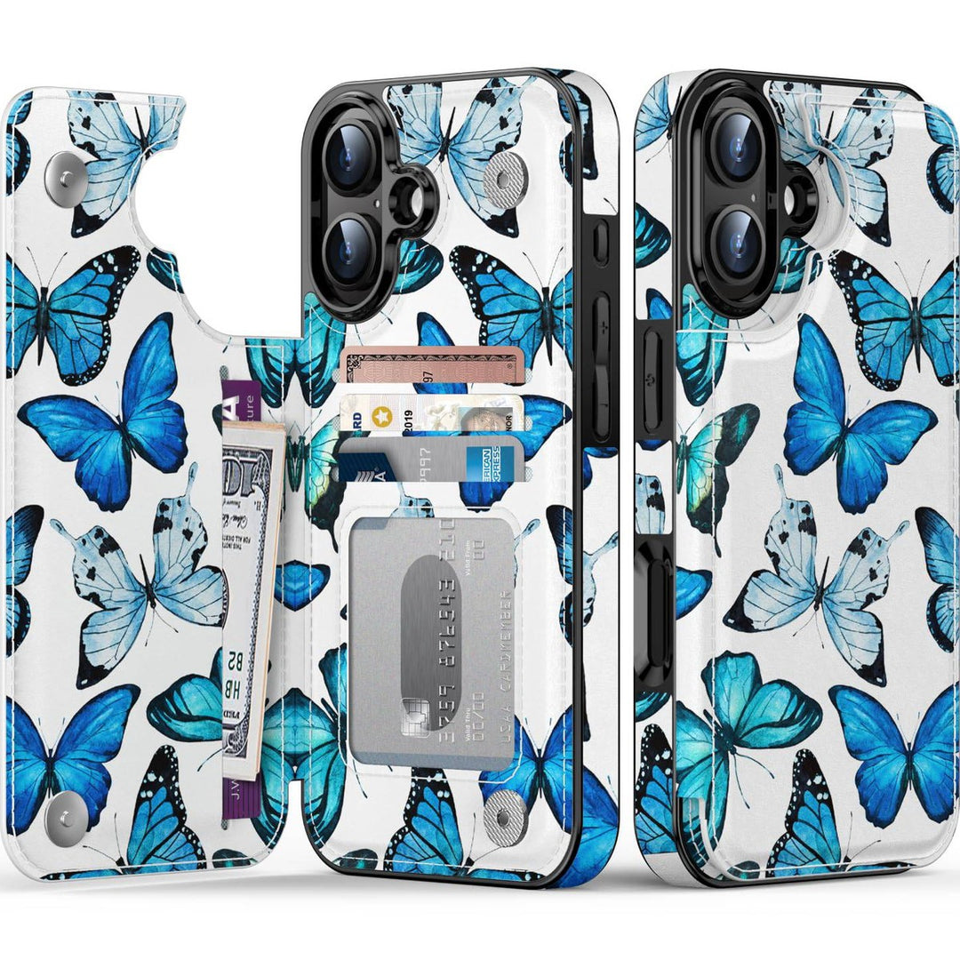 Wildflower Wallet Case for iPhone 16 Pro - DOKUTRONIX