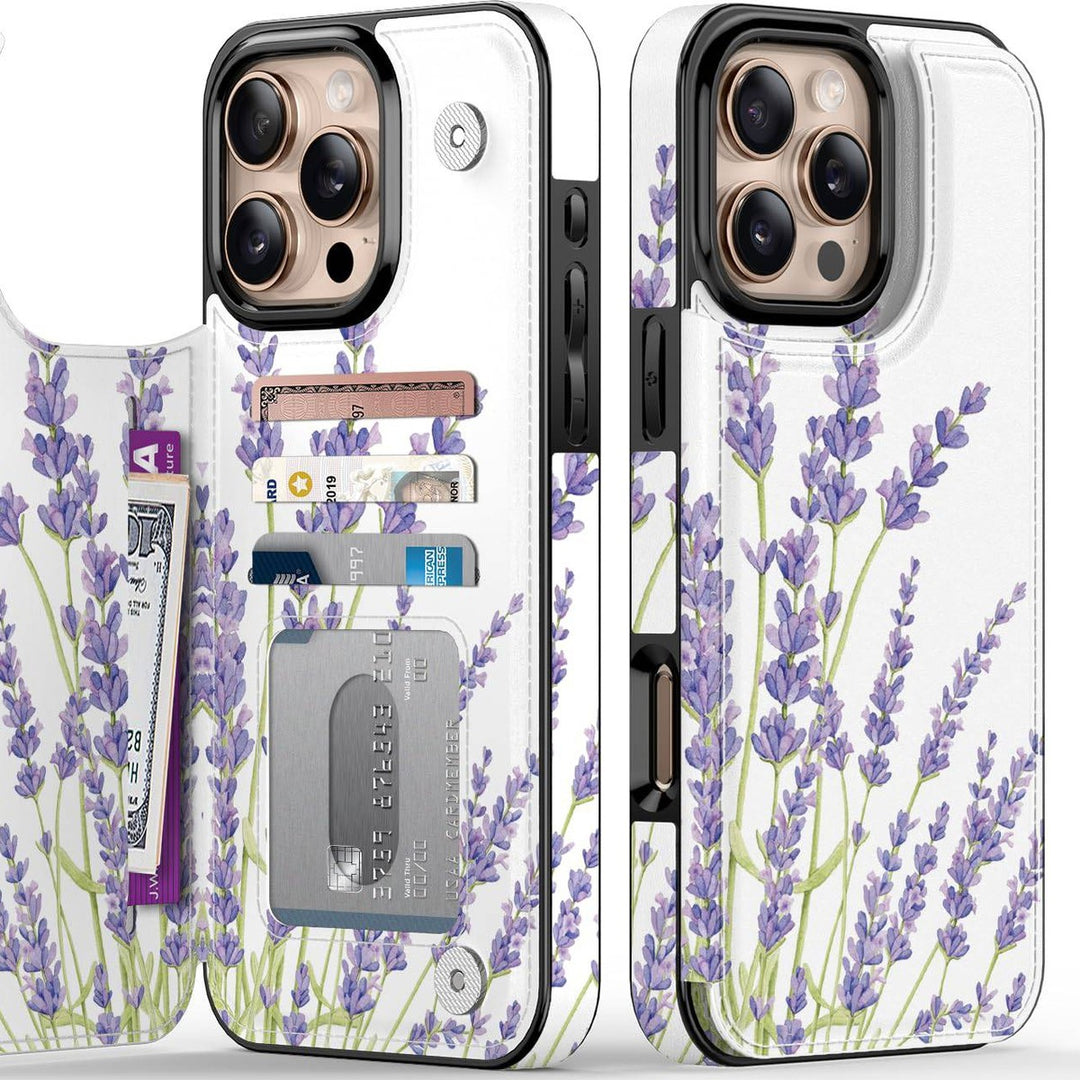 Wildflower Wallet Case for iPhone 16 Pro - DOKUTRONIX