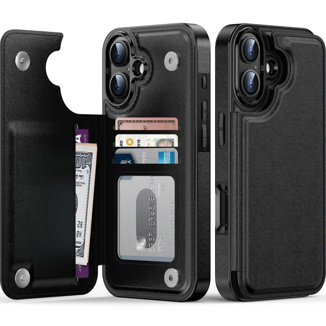 Wildflower Wallet Case for iPhone 16 Pro - DOKUTRONIX