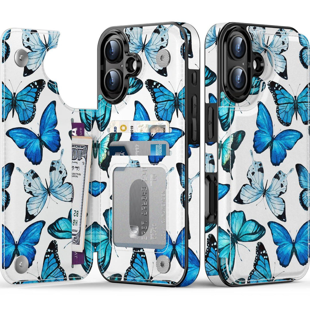 Wildflower Wallet Case for iPhone 16 Pro - DOKUTRONIX