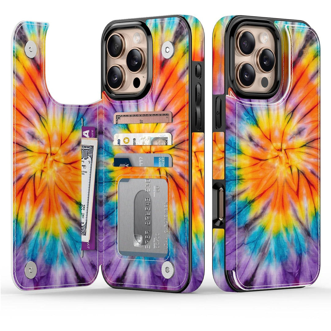 Wildflower Wallet Case for iPhone 16 Pro - DOKUTRONIX