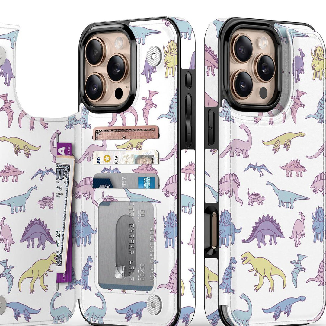 Wildflower Wallet Case for iPhone 16 Pro - DOKUTRONIX