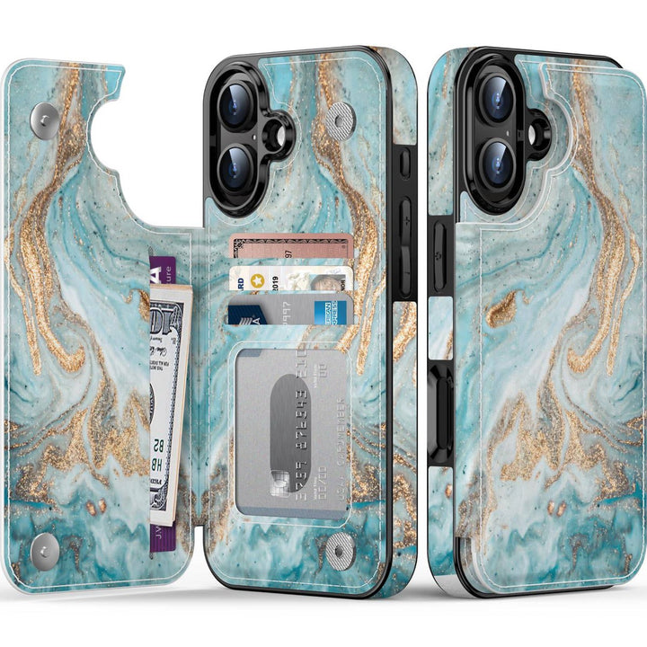 Wildflower Wallet Case for iPhone 16 Pro - DOKUTRONIX