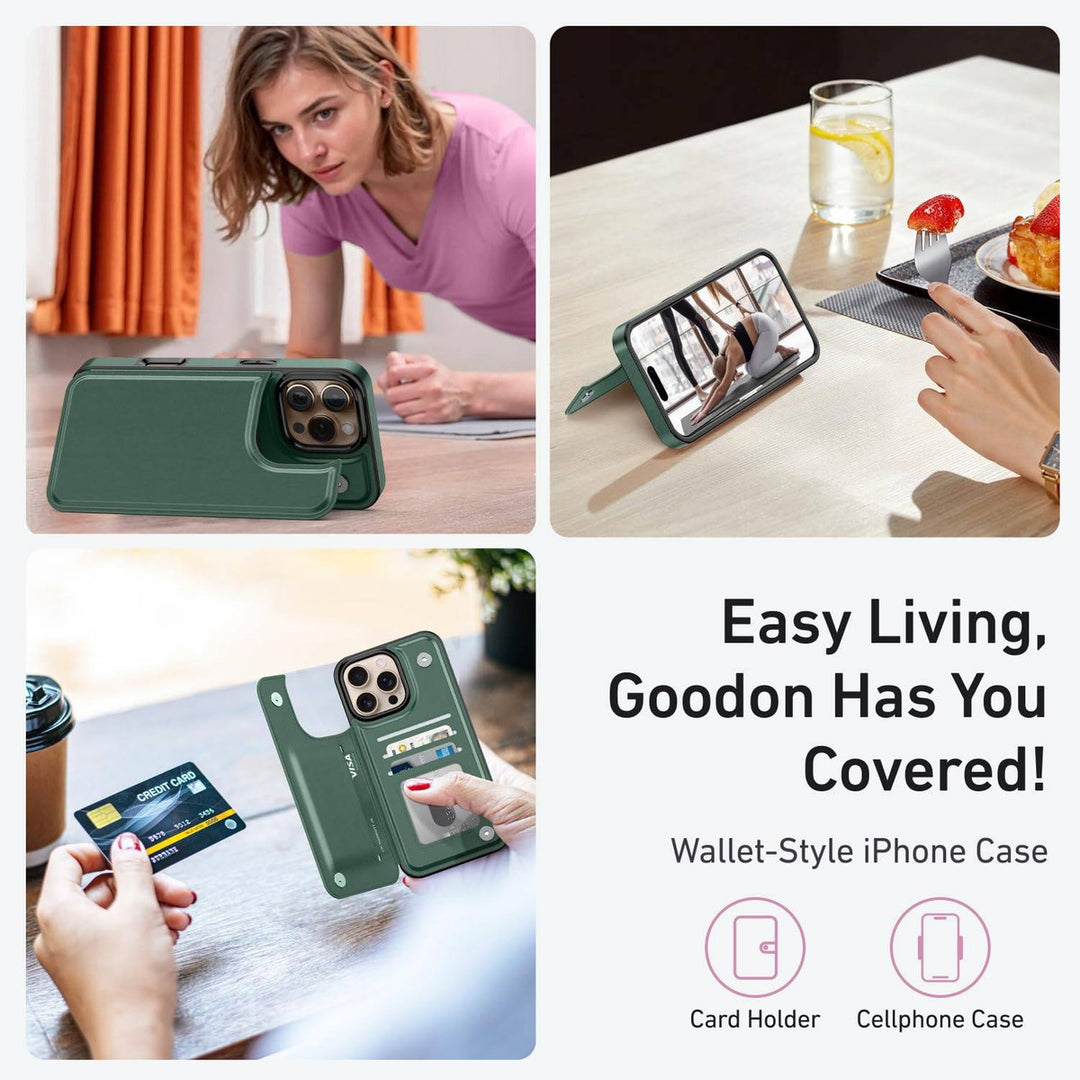 Wildflower Wallet Case for iPhone 16 Pro - DOKUTRONIX