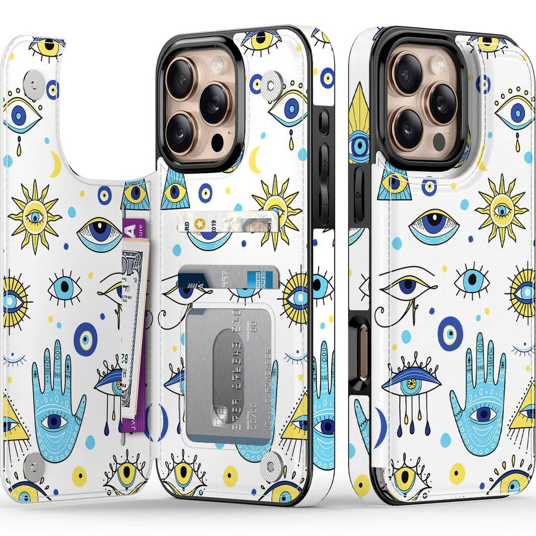 Wildflower Wallet Case for iPhone 16 Pro - DOKUTRONIX