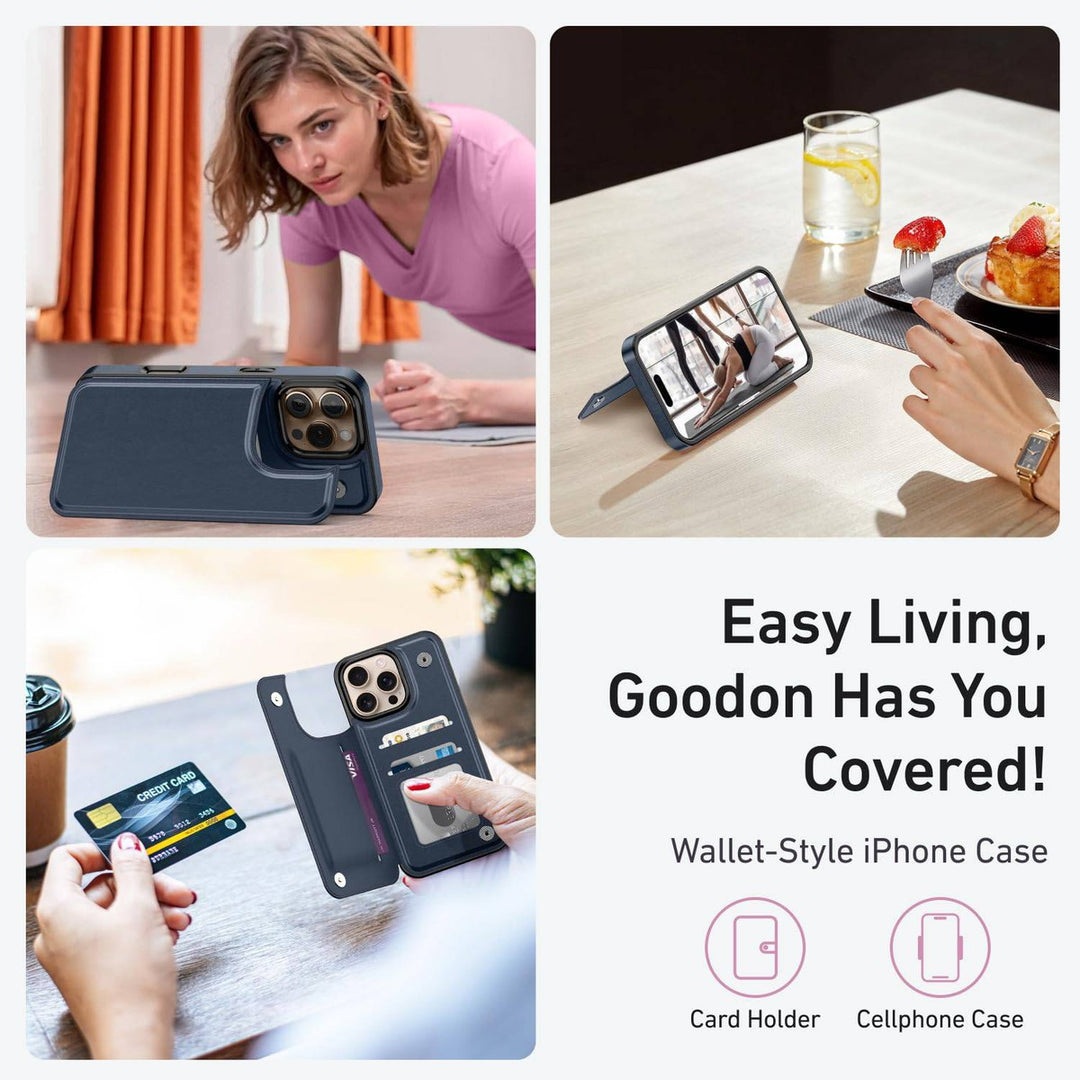 Wildflower Wallet Case for iPhone 16 Pro - DOKUTRONIX