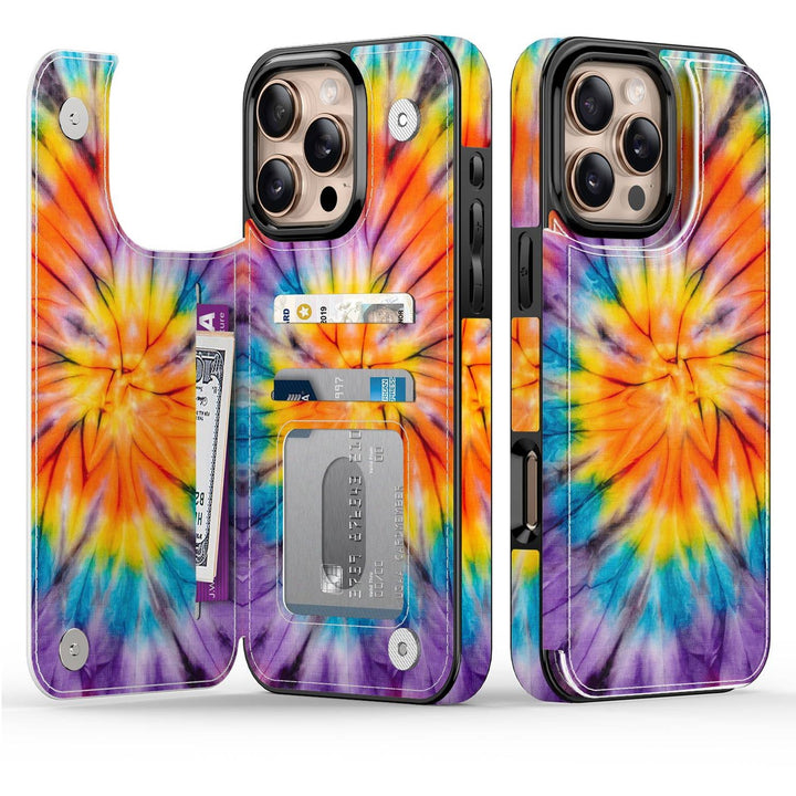 Wildflower Wallet Case for iPhone 16 Pro - DOKUTRONIX