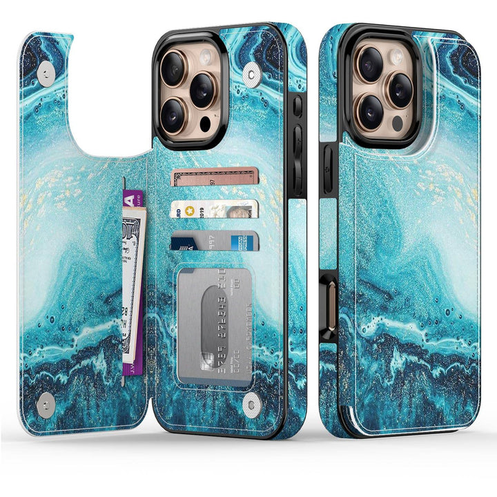 Wildflower Wallet Case for iPhone 16 Pro - DOKUTRONIX