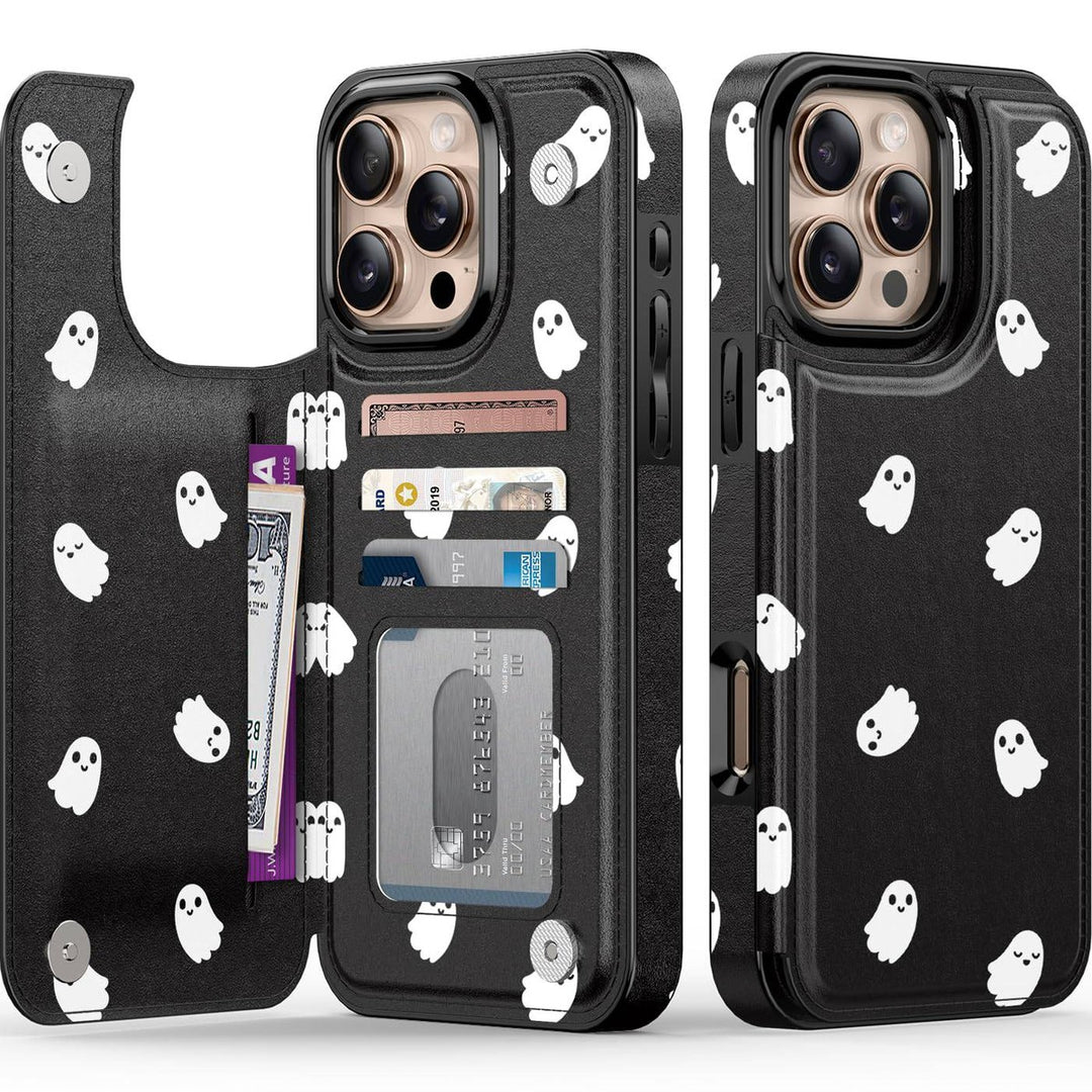 Wildflower Wallet Case for iPhone 16 Pro - DOKUTRONIX