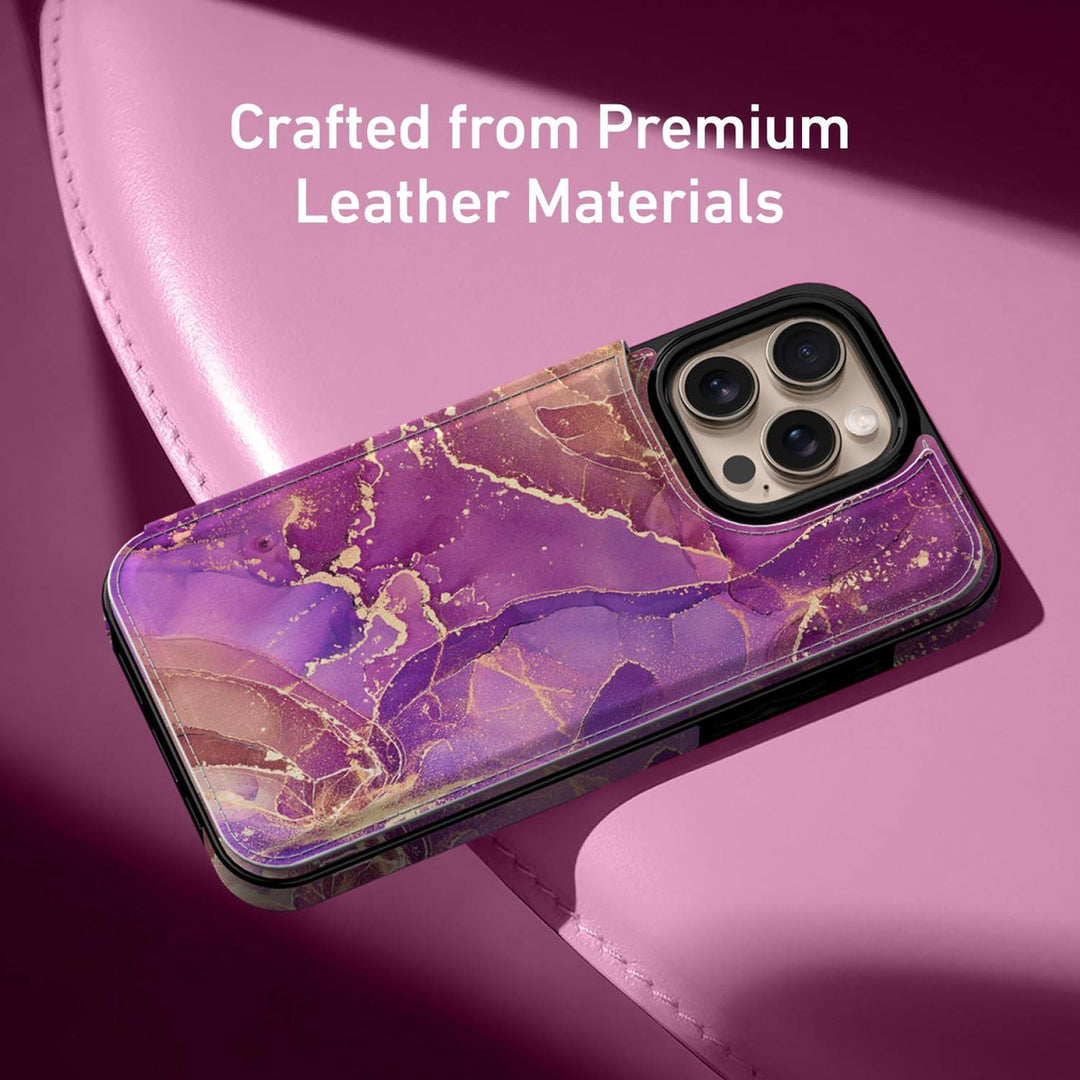 Wildflower Wallet Case for iPhone 16 Pro - DOKUTRONIX