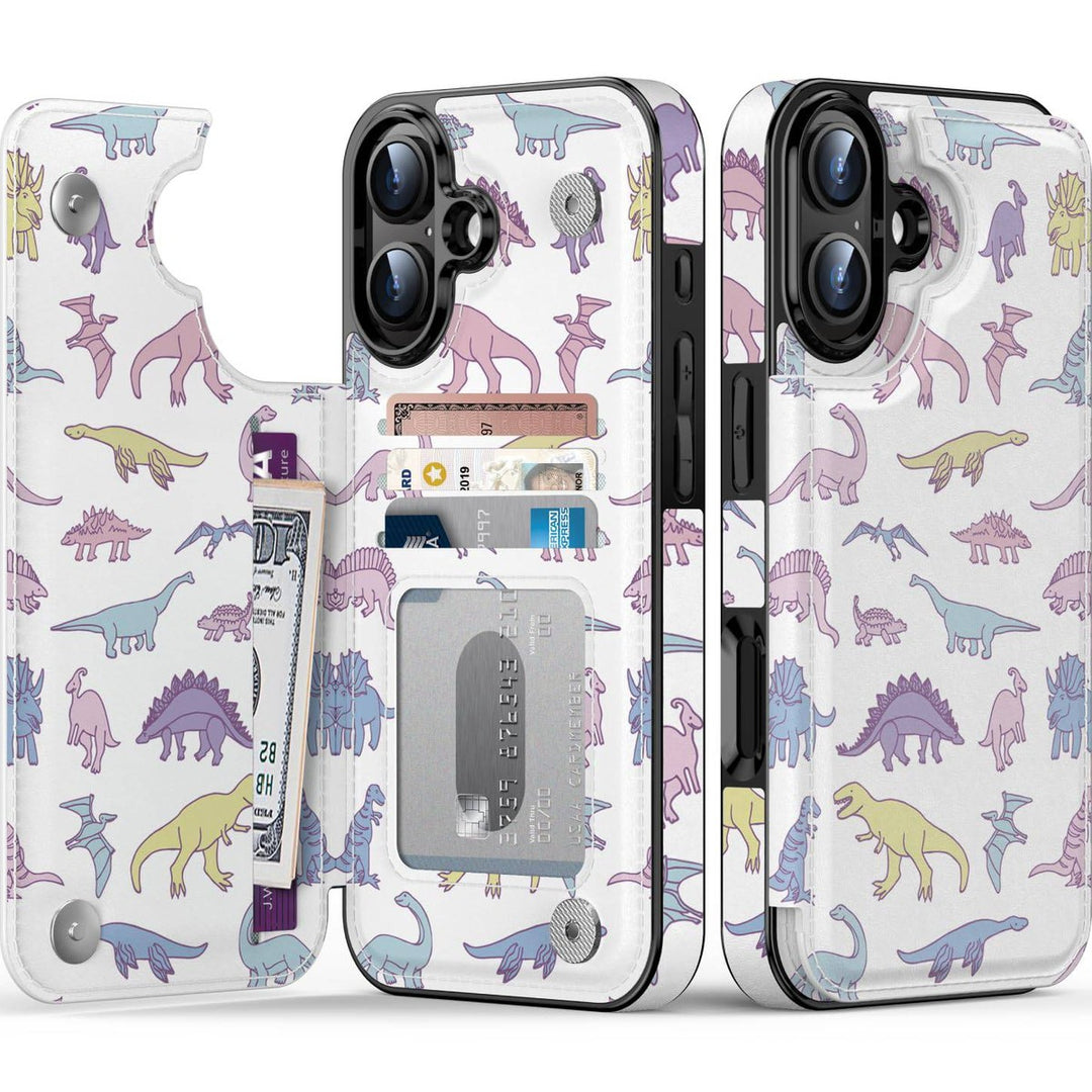 Wildflower Wallet Case for iPhone 16 Pro - DOKUTRONIX
