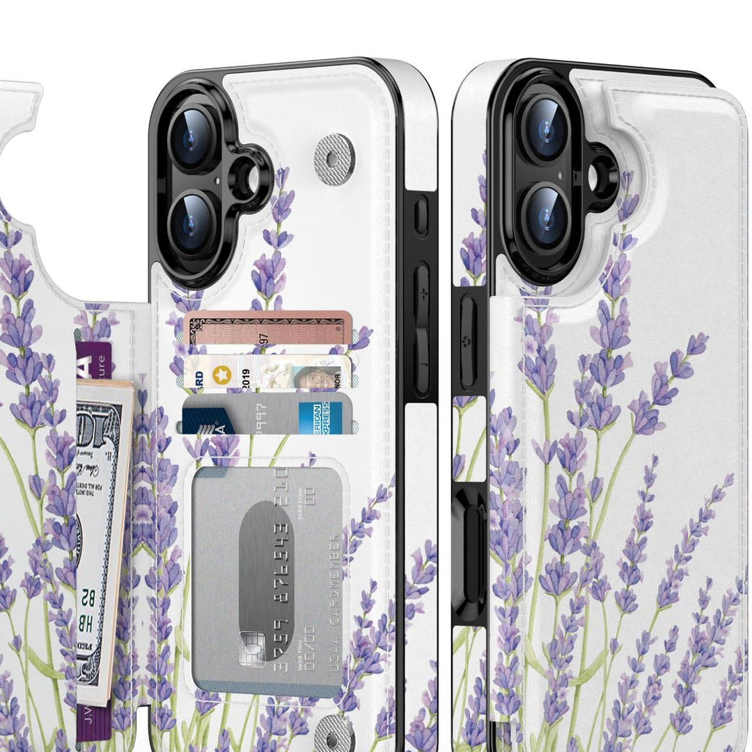 Wildflower Wallet Case for iPhone 16 Pro - DOKUTRONIX