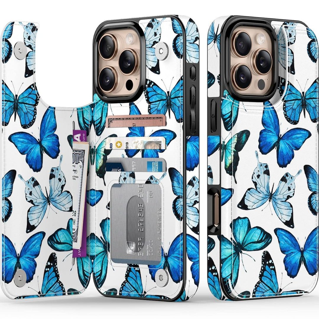 Wildflower Wallet Case for iPhone 16 Pro - DOKUTRONIX