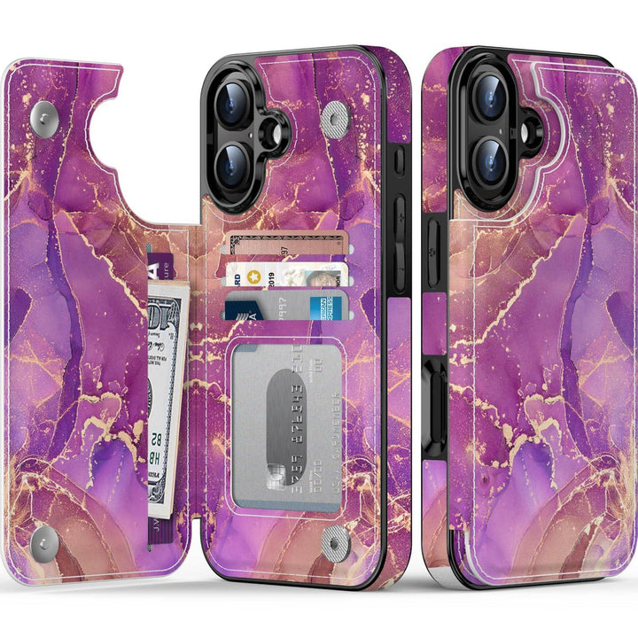 Wildflower Wallet Case for iPhone 16 Pro - DOKUTRONIX