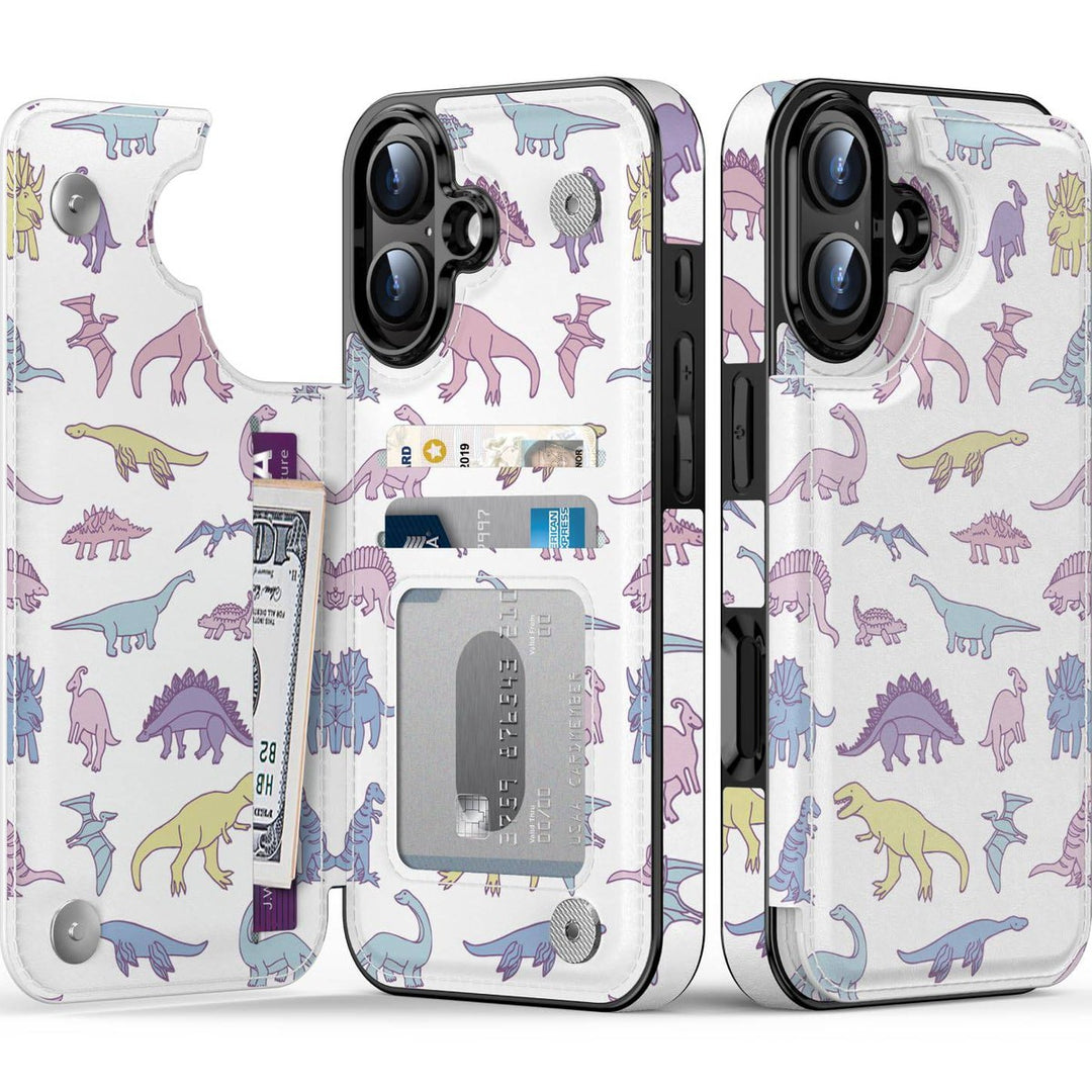Wildflower Wallet Case for iPhone 16 Pro - DOKUTRONIX