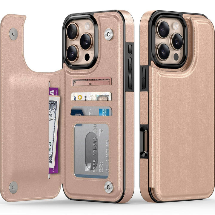 Wildflower Wallet Case for iPhone 16 Pro - DOKUTRONIX