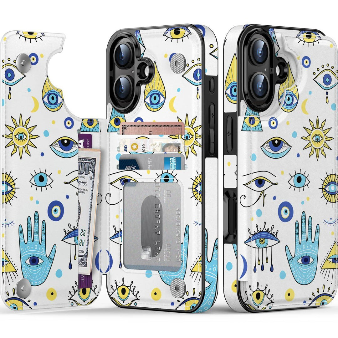 Wildflower Wallet Case for iPhone 16 Pro - DOKUTRONIX