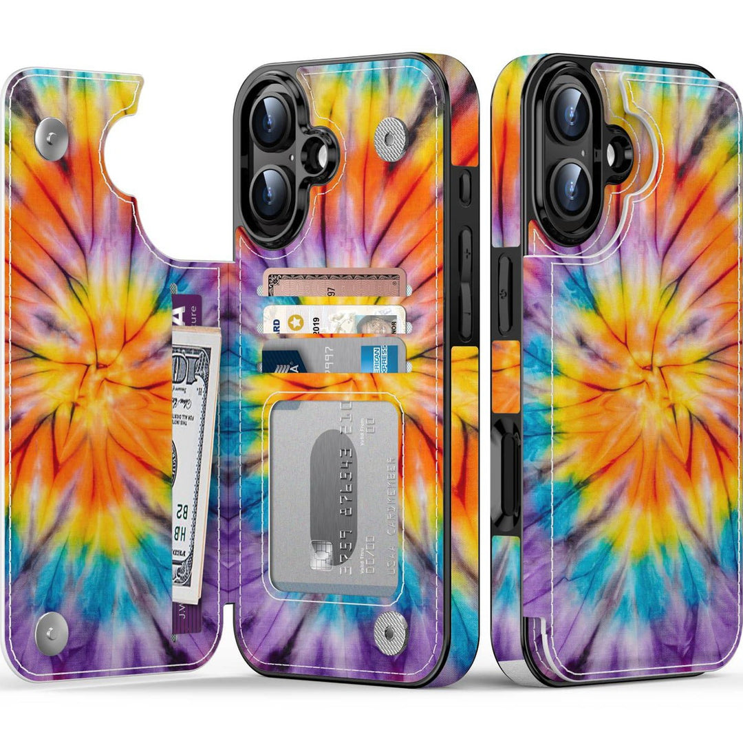 Wildflower Wallet Case for iPhone 16 Pro - DOKUTRONIX