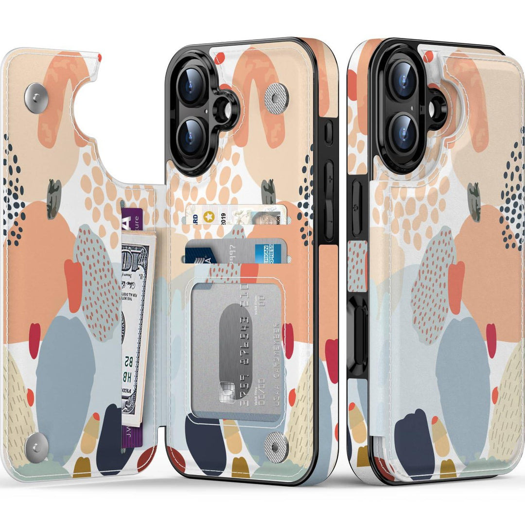 Wildflower Wallet Case for iPhone 16 Pro - DOKUTRONIX