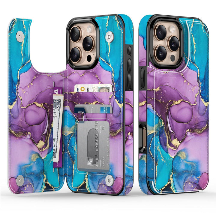 Wildflower Wallet Case for iPhone 16 Pro - DOKUTRONIX