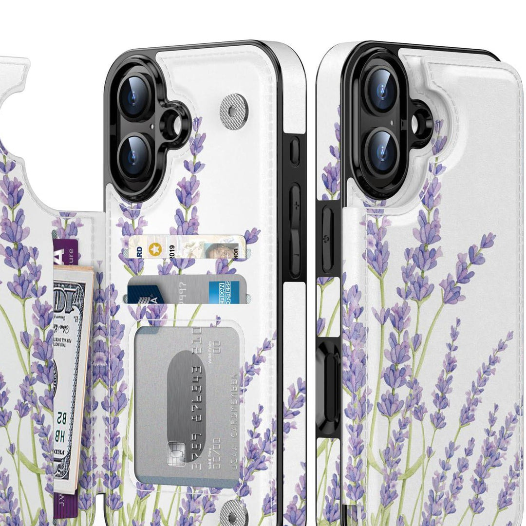 Wildflower Wallet Case for iPhone 16 Pro - DOKUTRONIX