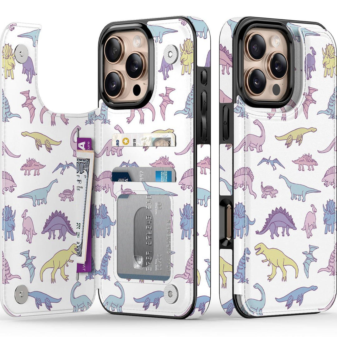 Wildflower Wallet Case for iPhone 16 Pro - DOKUTRONIX