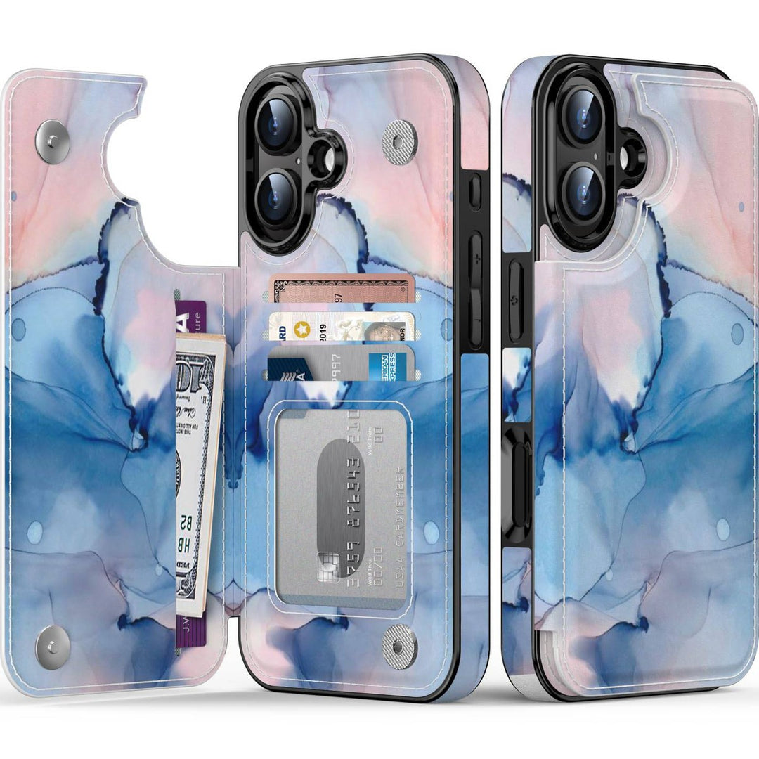 Wildflower Wallet Case for iPhone 16 Pro - DOKUTRONIX