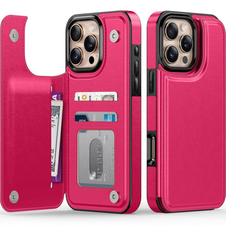 Wildflower Wallet Case for iPhone 16 Pro - DOKUTRONIX
