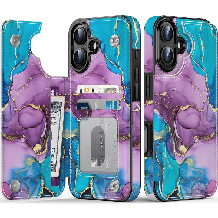 Wildflower Wallet Case for iPhone 16 Pro - DOKUTRONIX