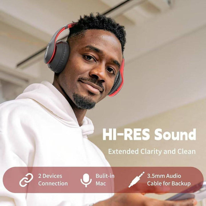 FlexiBeats Wireless Headphones - Black - DOKUTRONIX