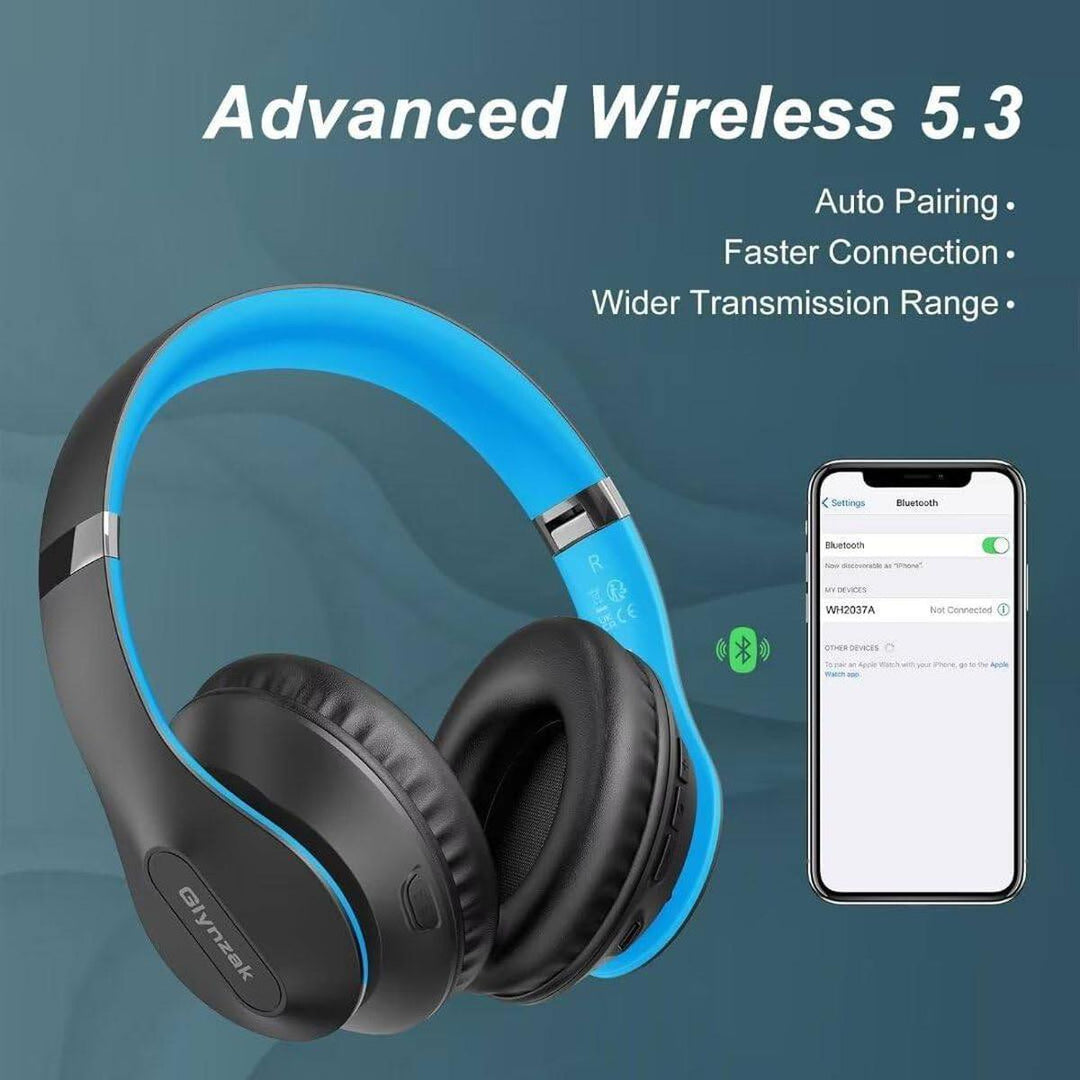 BlueWave Wireless Over-Ear Headphones - DOKUTRONIX