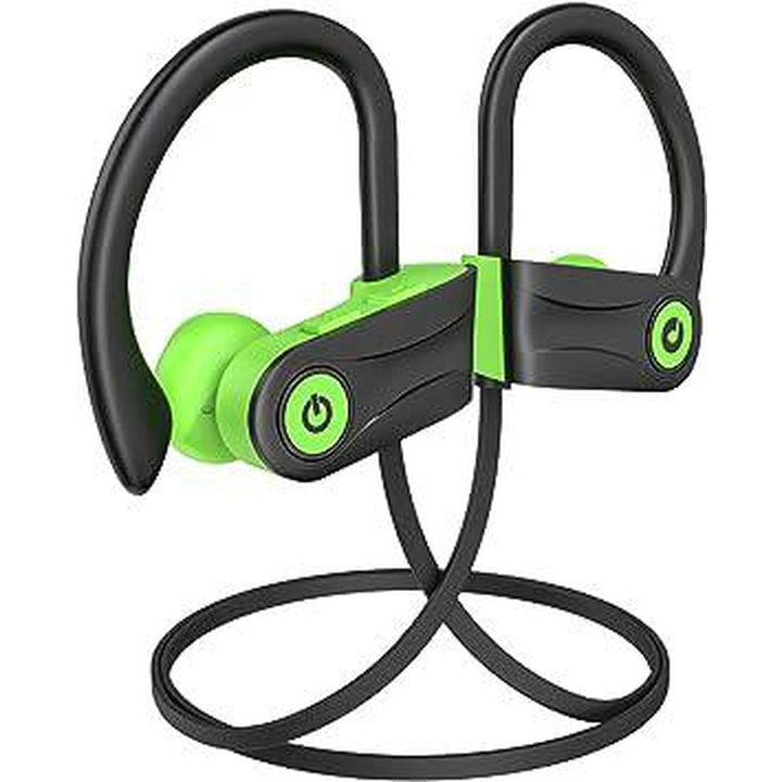 BassWave Green Wireless Headphones - DOKUTRONIX