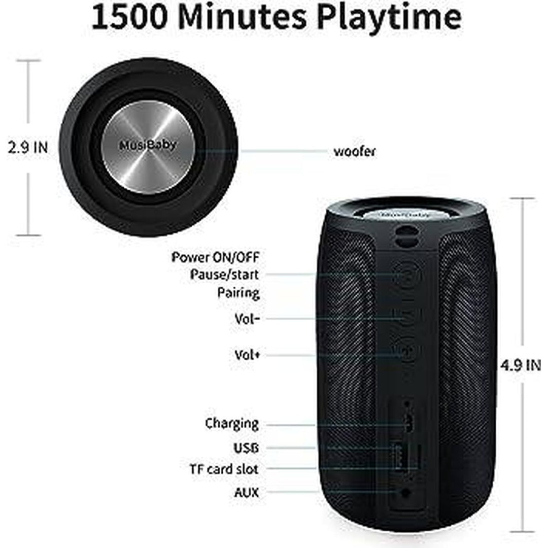 AquaSound Duo: Waterproof Bluetooth Speaker - DOKUTRONIX