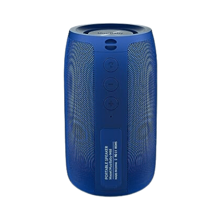 AquaSound Blue Stereo Speaker - DOKUTRONIX