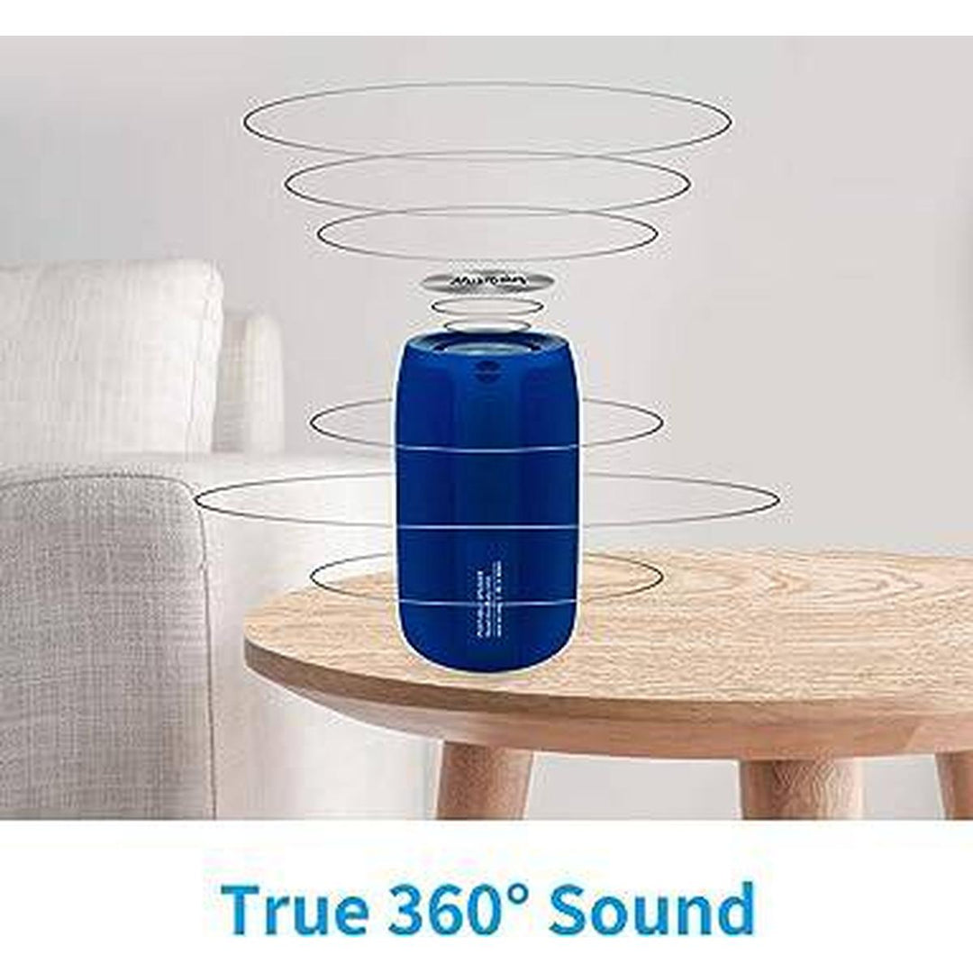 AquaSound Blue Stereo Speaker - DOKUTRONIX