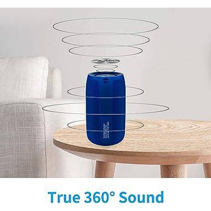 AquaSound Blue Stereo Speaker - DOKUTRONIX