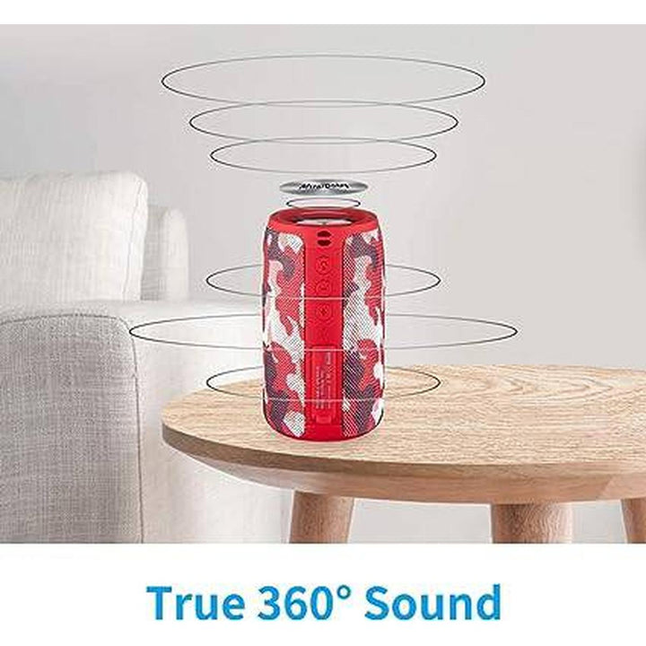 Waterproof Red Speaker - Dual Pair, Long Play - DOKUTRONIX