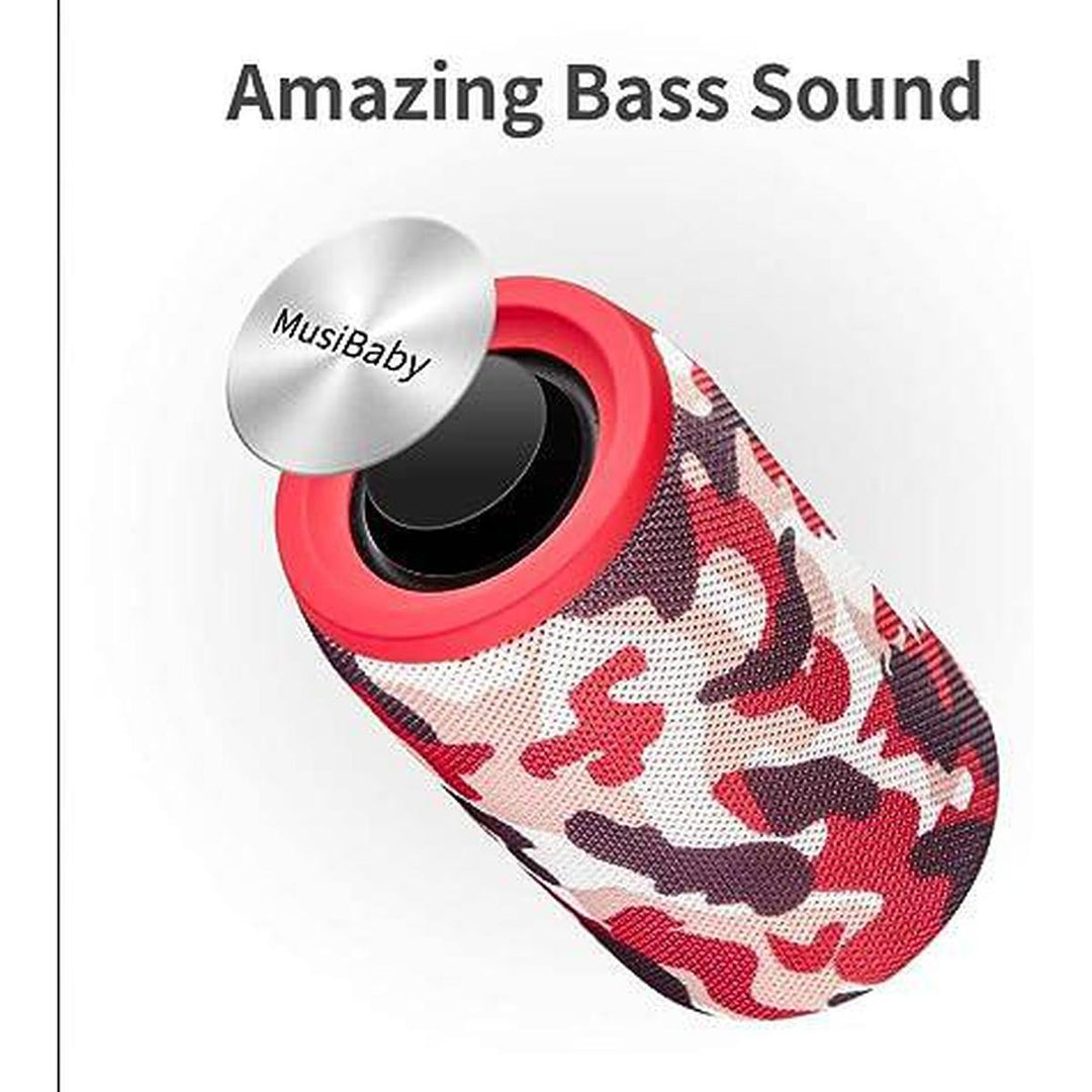 Waterproof Red Speaker - Dual Pair, Long Play - DOKUTRONIX