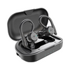 AquaBass Wireless Sport Earbuds - Deep Bass Black