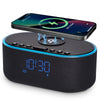 Wireless Qi Clock Radio with Bluetooth Speaker