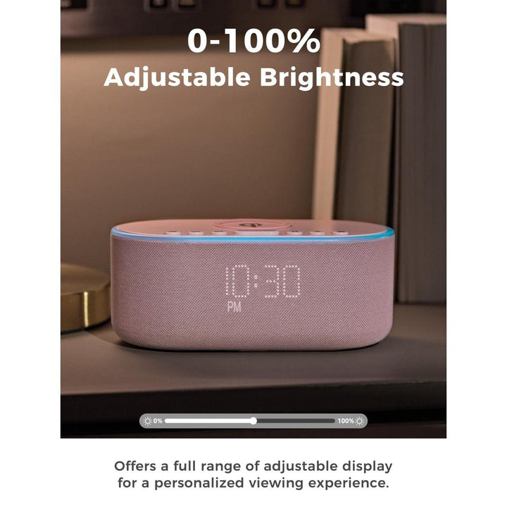 Wireless Qi Clock Radio with Bluetooth Speaker - DOKUTRONIX