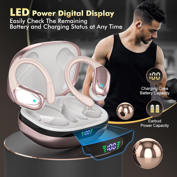 Endurance Pro Wireless Earbuds with Power Display - DOKUTRONIX