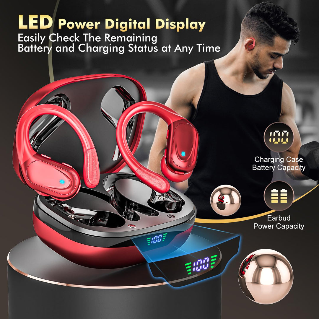 Endurance Pro Wireless Earbuds with Power Display - DOKUTRONIX