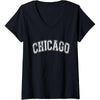 Vintage Illinois V-Neck Tee - Chicago Classic