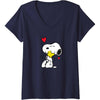 Snoopy Love V-Neck Tee for Women