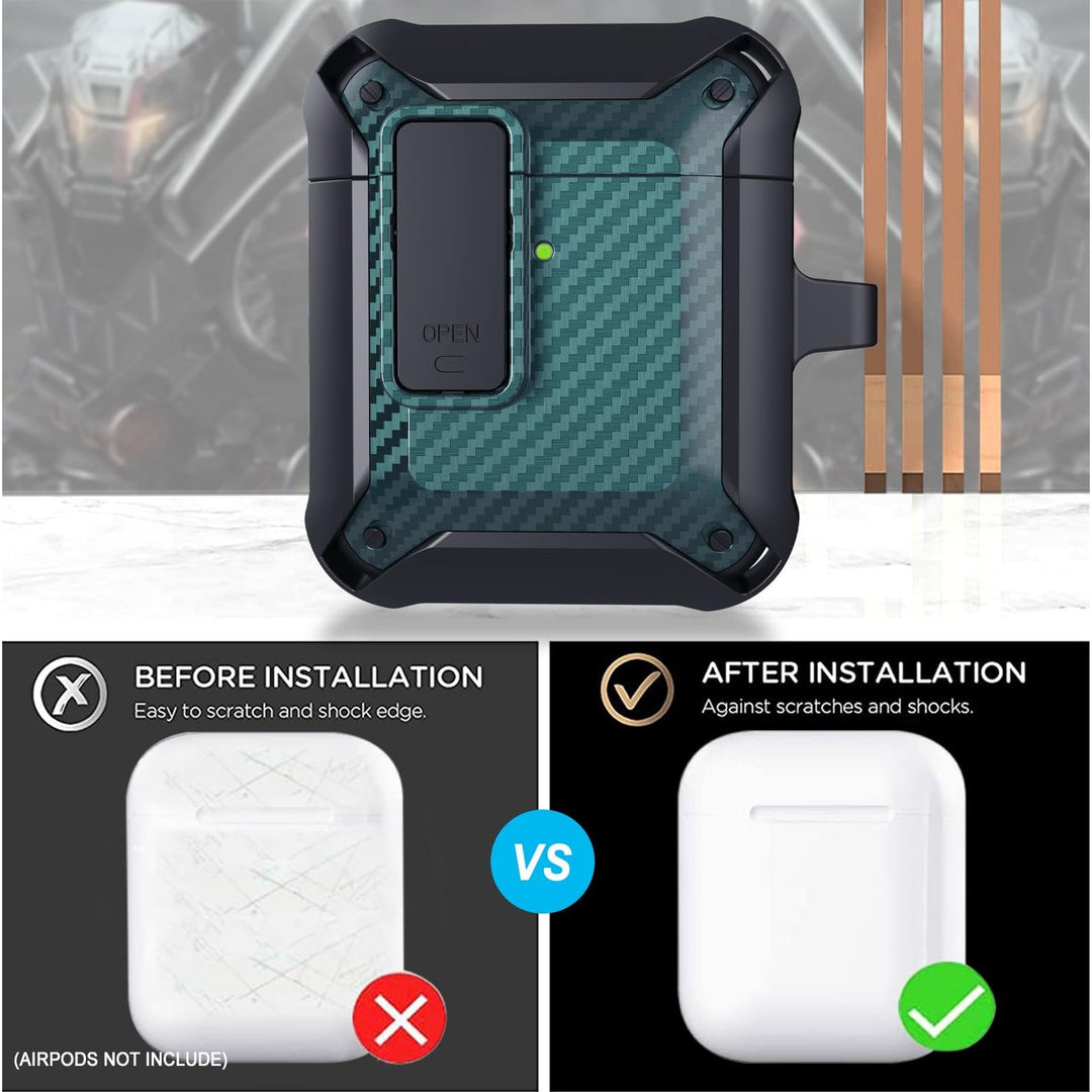 Wonjury Armor Lock AirPod Case with Cleaner Kit - DOKUTRONIX