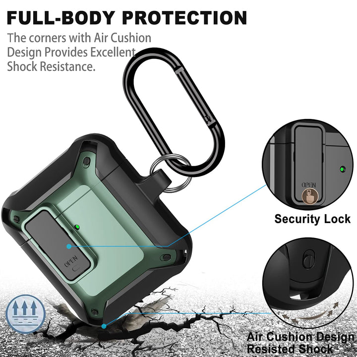 ArmorLock Airpod Case: Shockproof Security Shell - DOKUTRONIX
